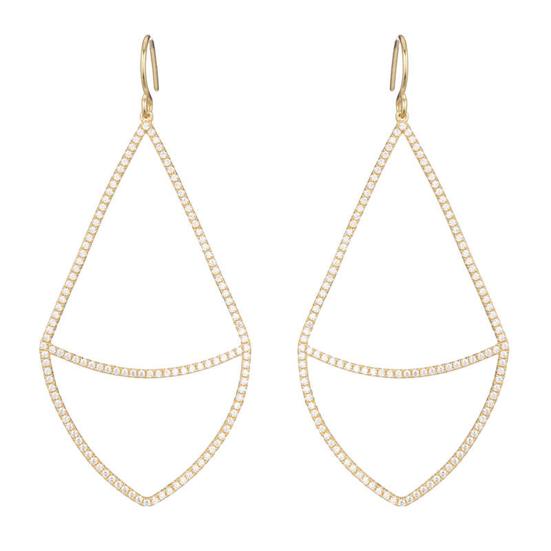 Phillip Drop Open Earrings