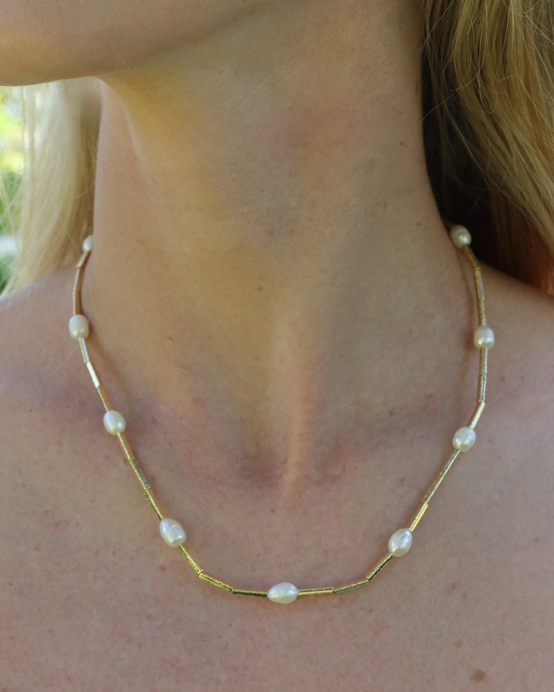 Mara Pearl Necklace with Magnetic Clasp