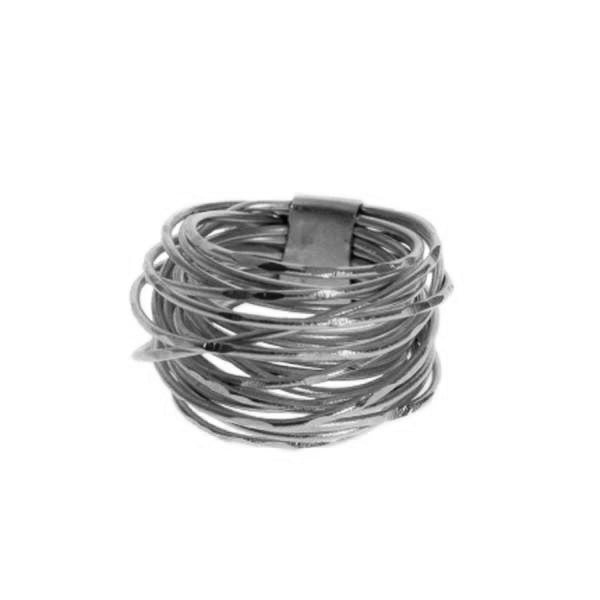 Marcia Moran Wire Wrapped ring in gunmetal