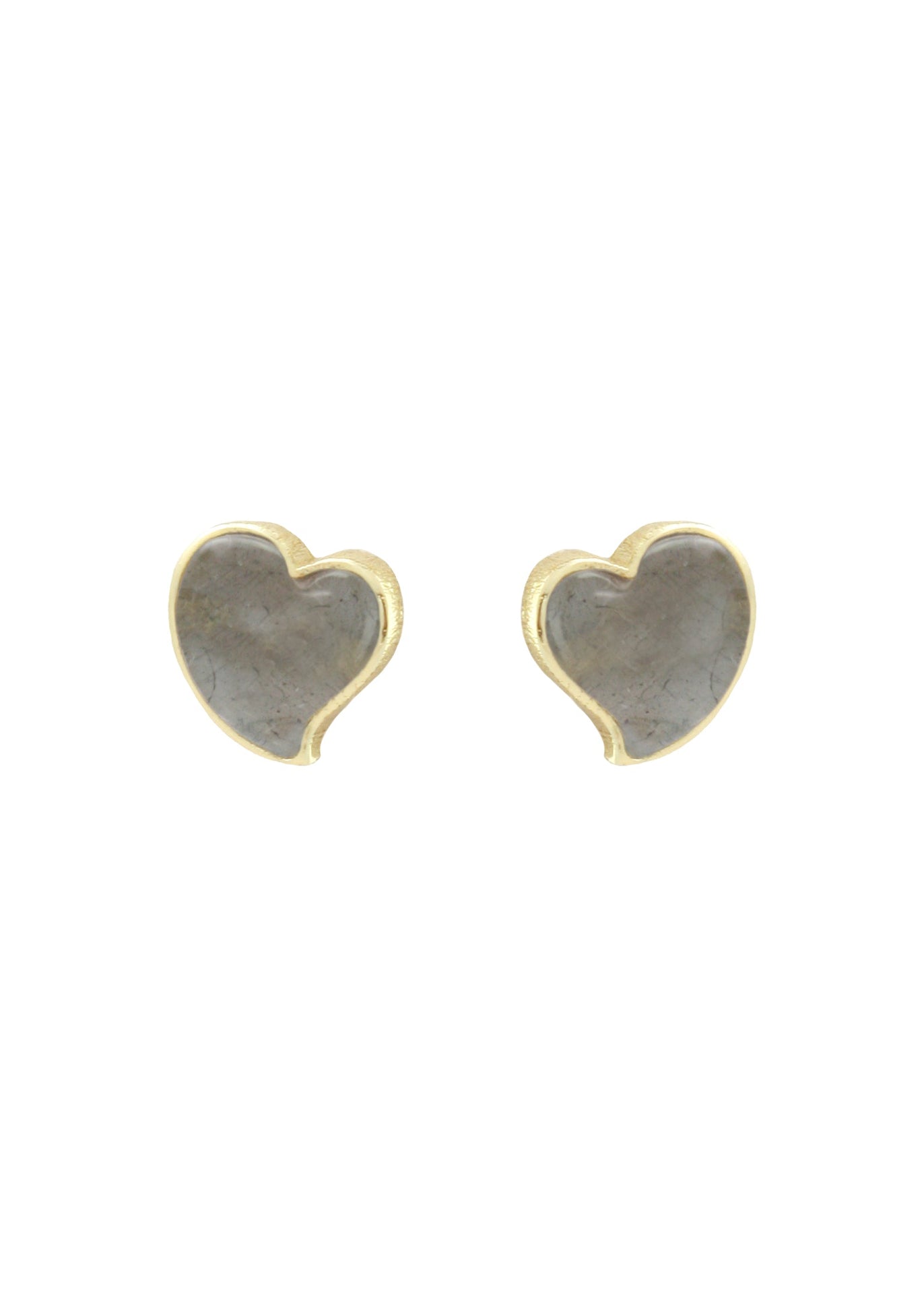 Alora Heart Stud Earrings