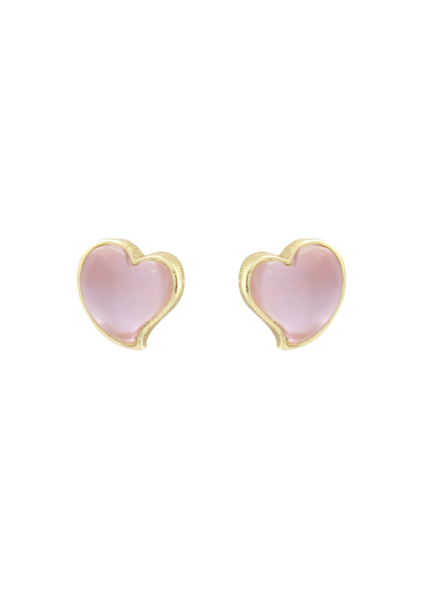 Alora Heart Stud Earrings