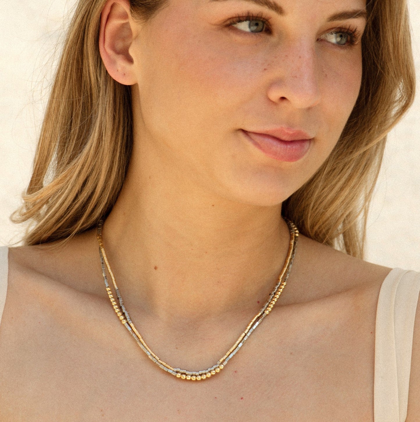 Rena Beaded Necklace