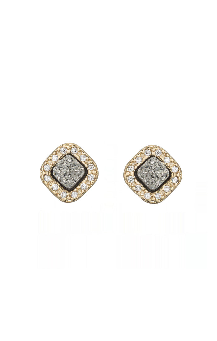 Jaden Mini Square Stud Earrings
