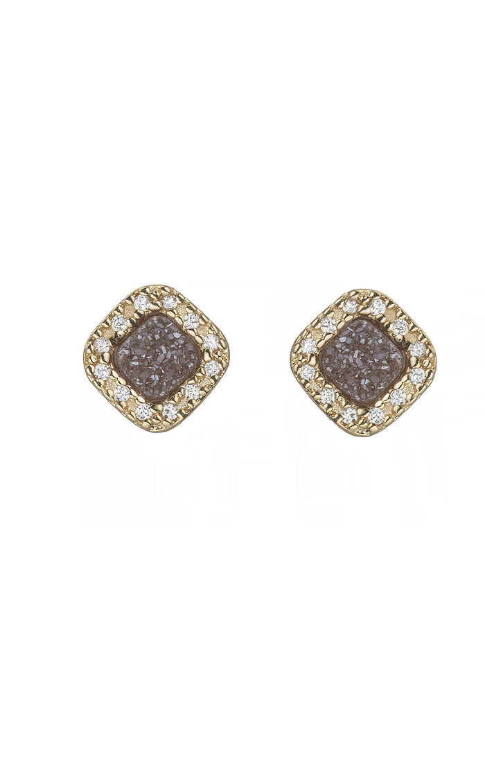 Jaden Mini Square Stud Earrings