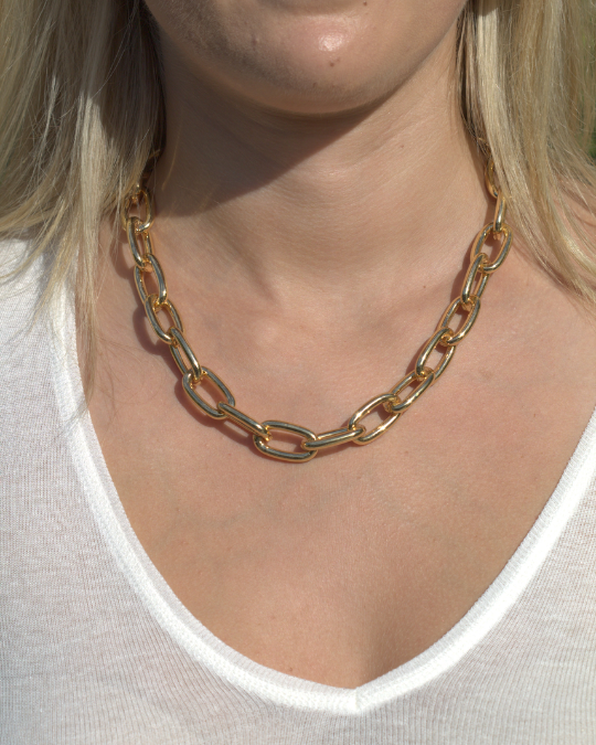 Marley Oval Links Necklace