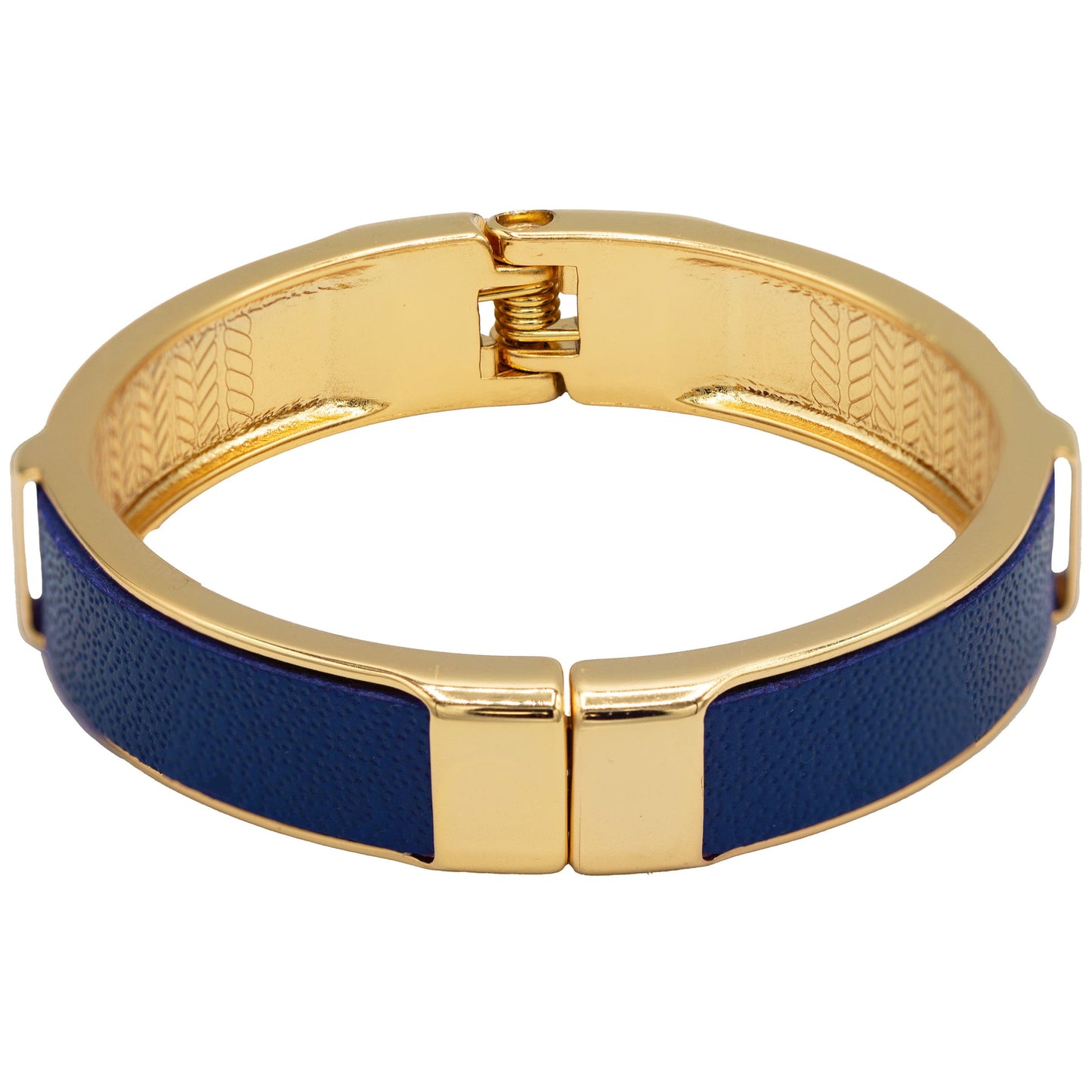 Argenta Leather Hinge Bangle