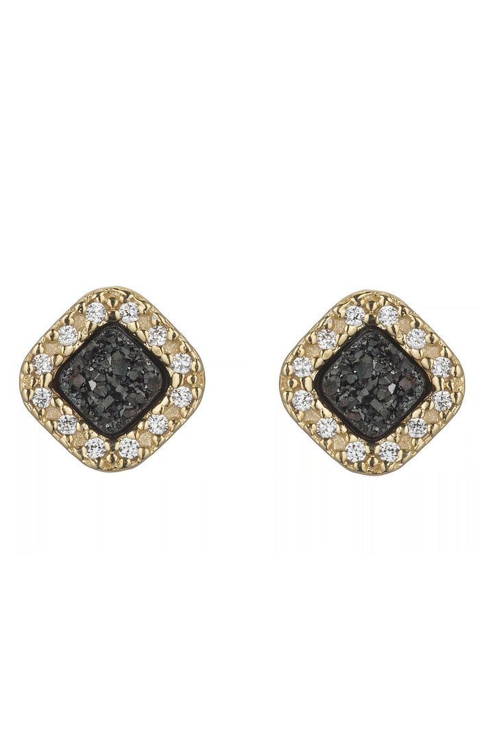 Jaden Mini Square Stud Earrings