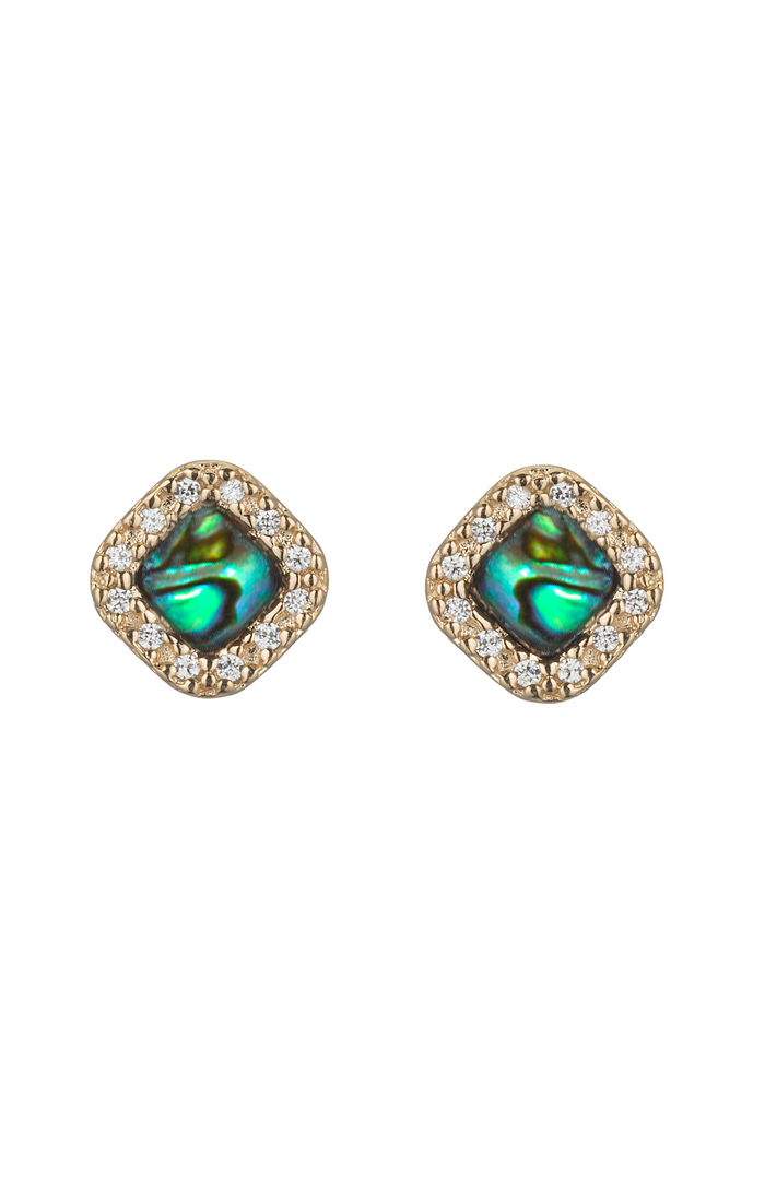 Jaden Mini Square Stud Earrings