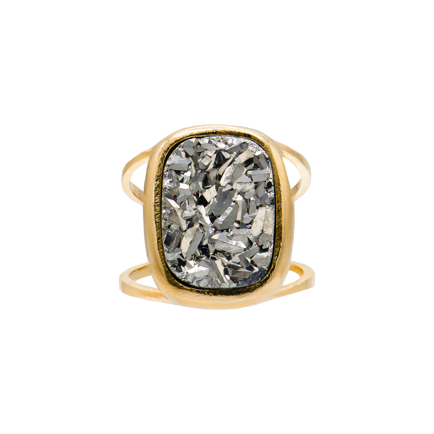Leia Titanium Druzy Ring