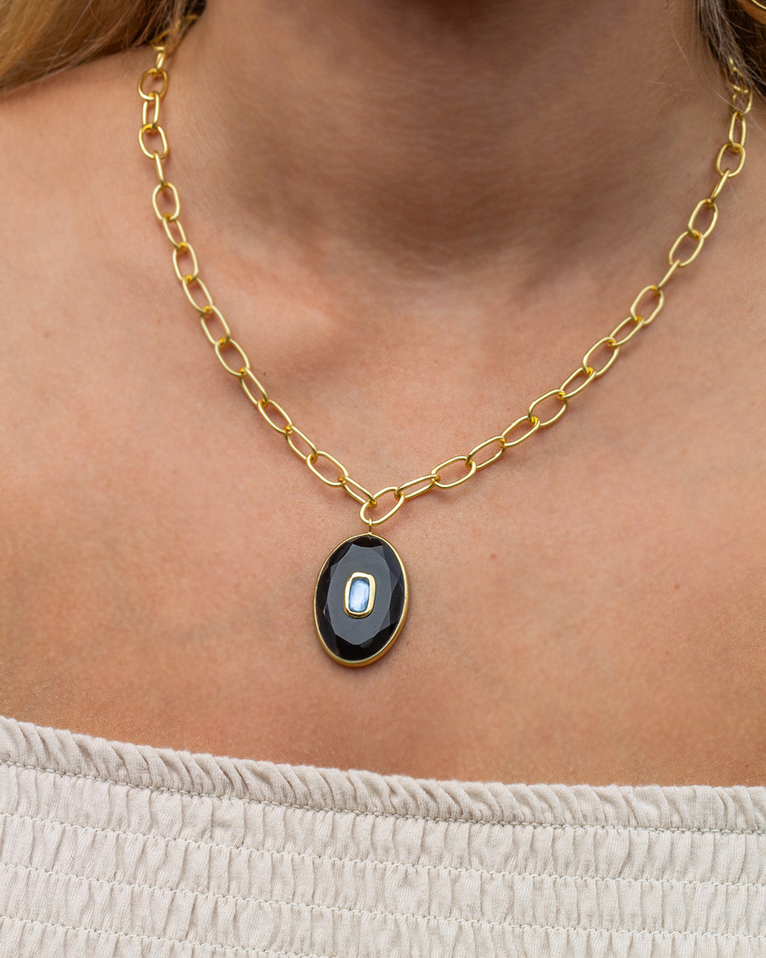 Clarissa Statement Pendant Necklace