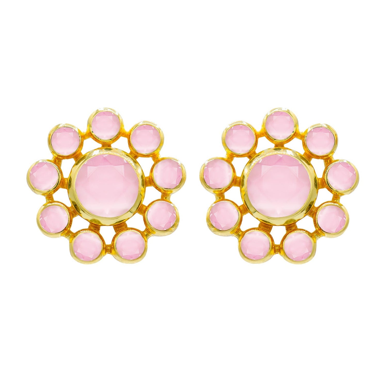 Giselle Stud Stone Earrings