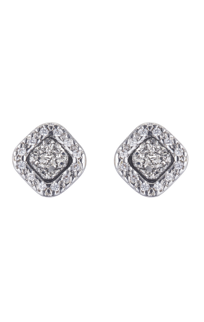 Jaden Mini Square Stud Earrings
