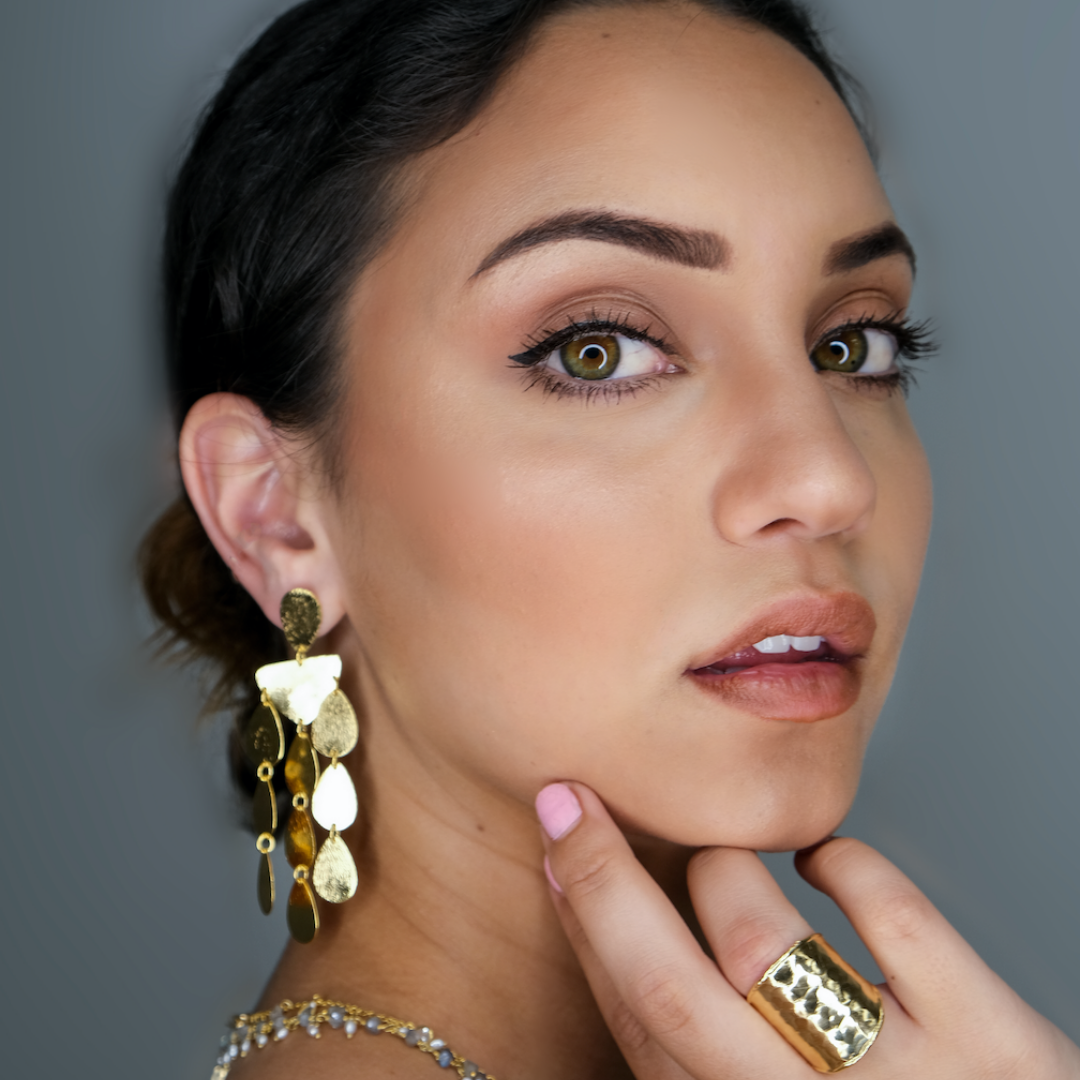 Fontaine Multi Drop Narrow Chandelier Earrings