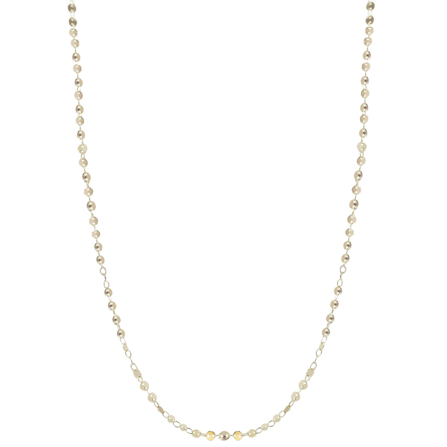 Eleonora Disk Delicate Long Necklace