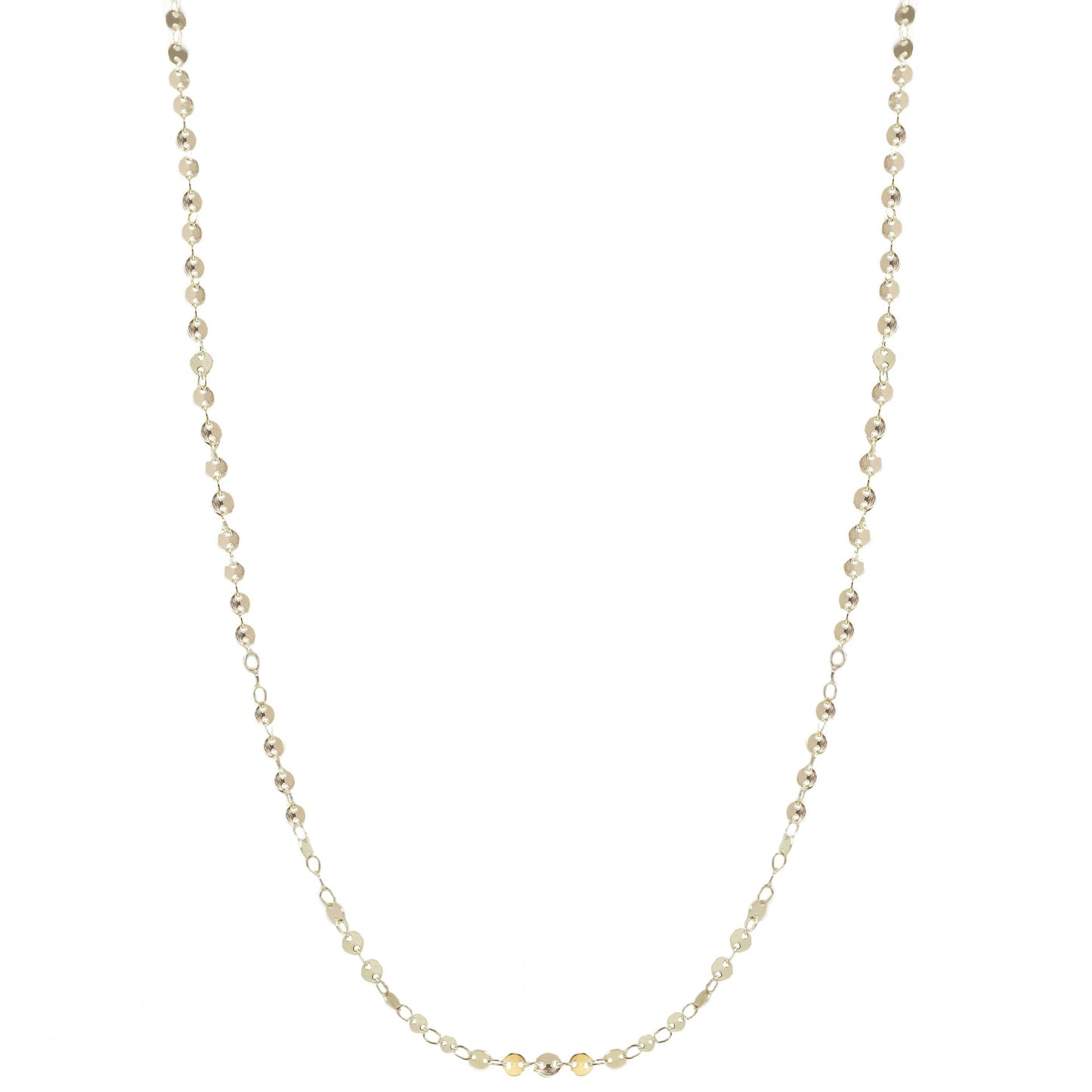 Eleonora Disk Delicate Long Necklace