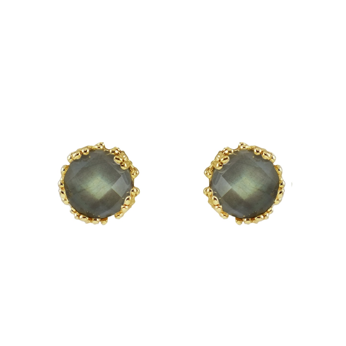 Bethanie Stud Coral Earrings