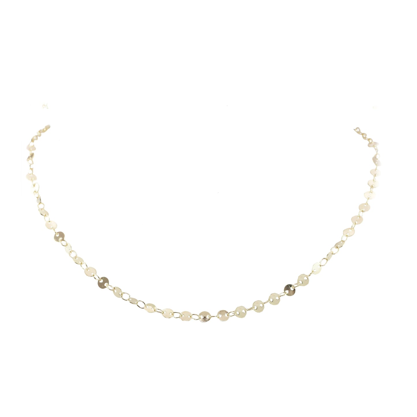 Louisa Disk Short Necklace