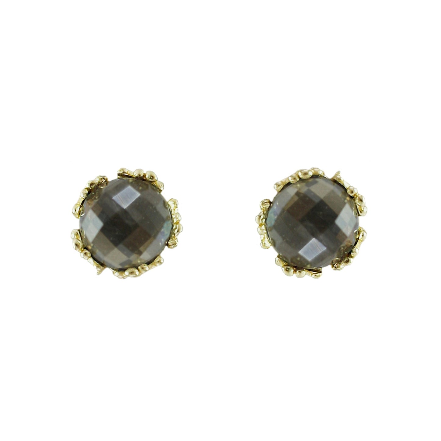 Bethanie Stud Coral Earrings
