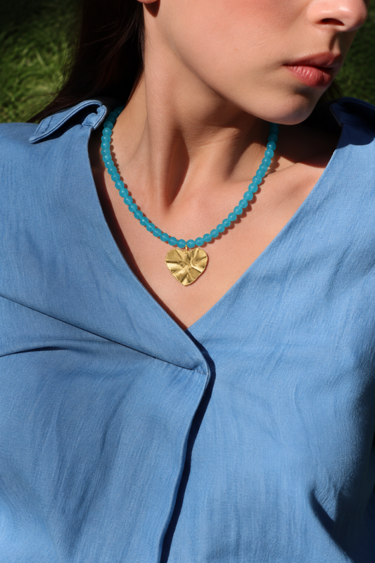 Rina Necklace with Heart