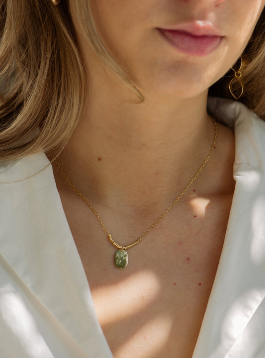 Idalia Dog Tag Necklace