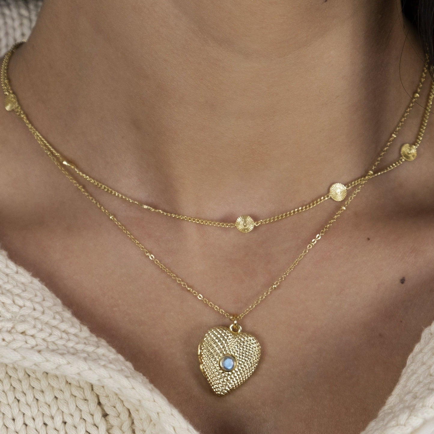 Cassy Heart Locket Necklace