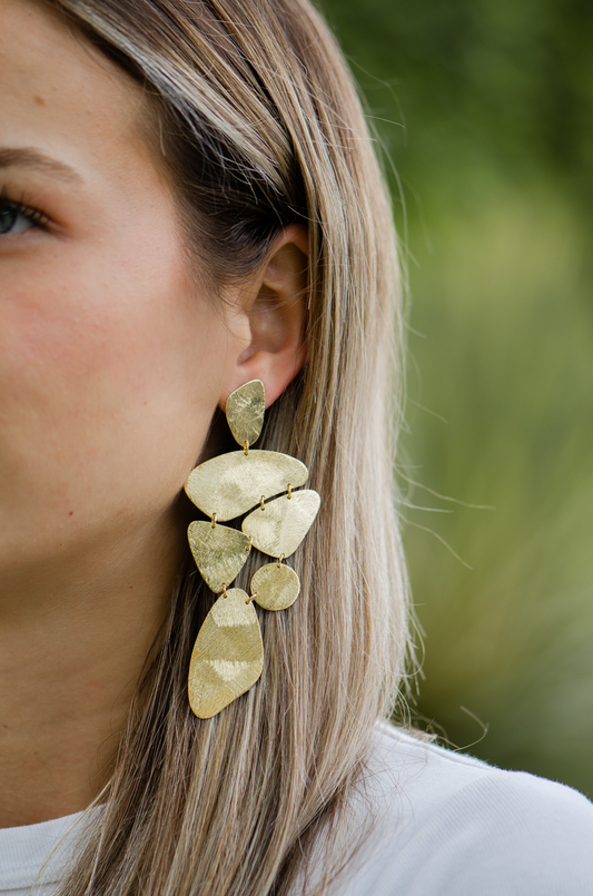 Manilla Organic Statement Earrings