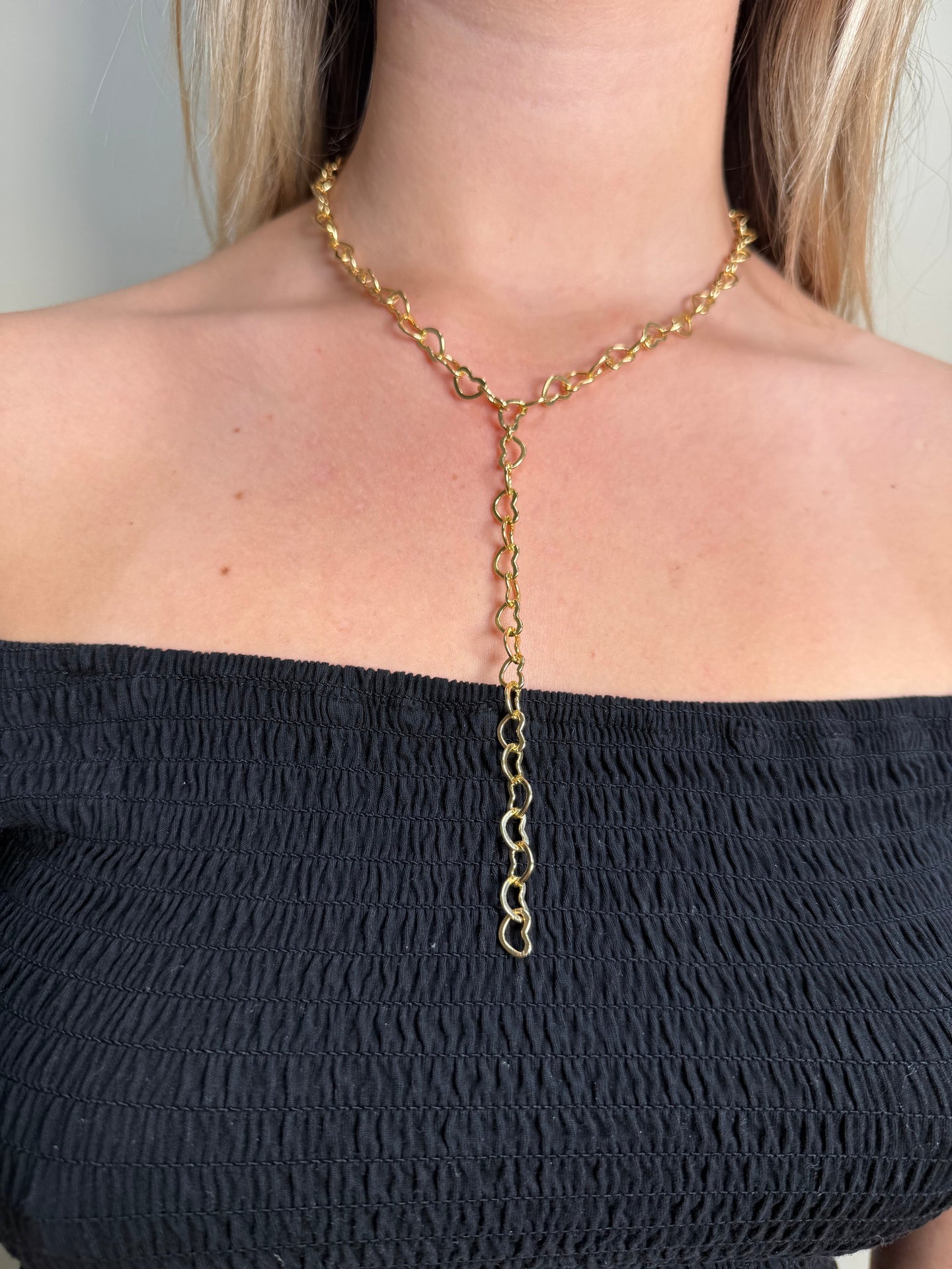 Amanda Y Heart Necklace