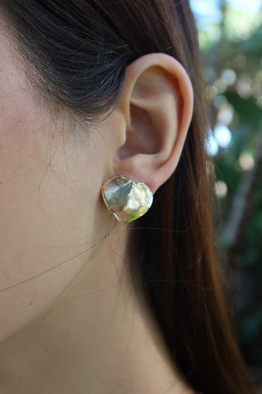 Amalfi Stud Heart Earrings