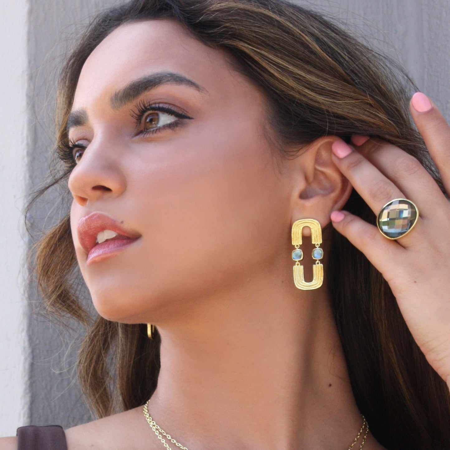 Murphy Stone Statement Earrings