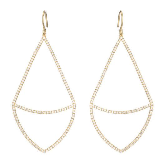 Phillip Drop Open Earrings