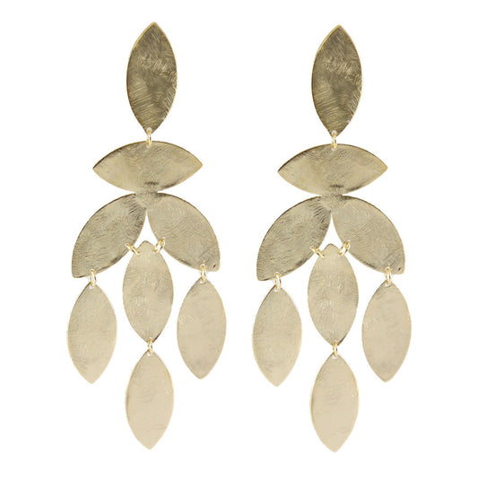 Magnolia Marquise Chandelier Earrings