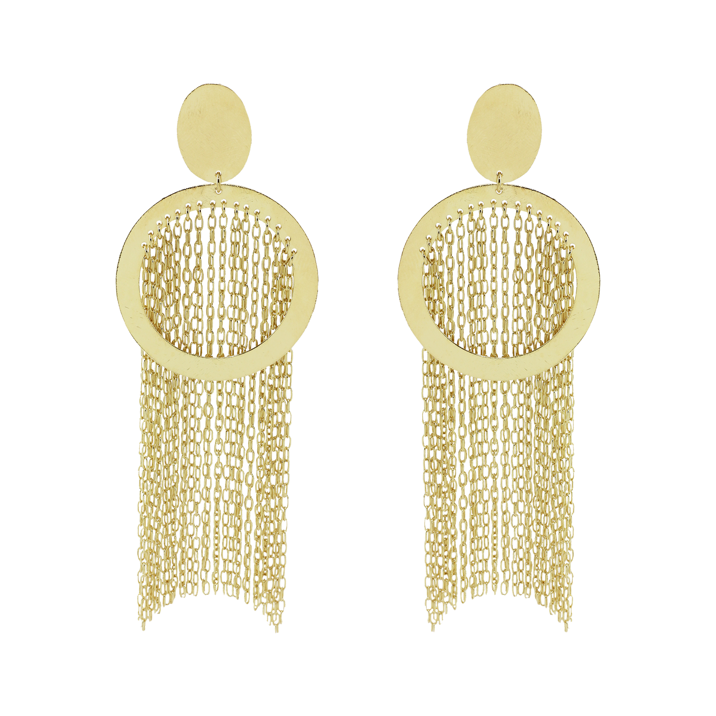 Lisette Statement Fringe Earrings