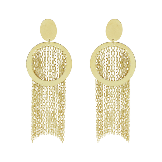 Lisette Statement Fringe Earrings