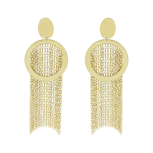Lisette Statement Fringe Earrings