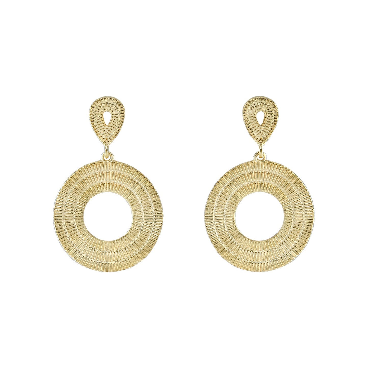 Avital Textured Drop Earrings