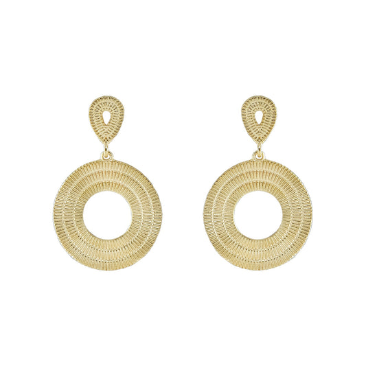 Avital Textured Drop Earrings