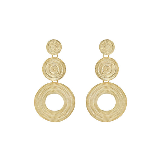 Anat Textured Drop Earrings