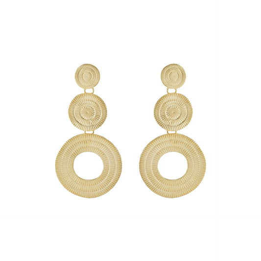 Anat Textured Drop Earrings