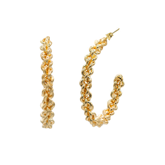 Sula Braided Hoop