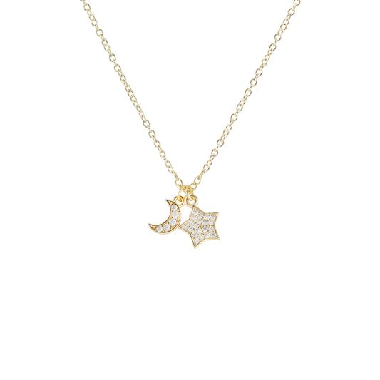 Night Sky Charms Short Necklace