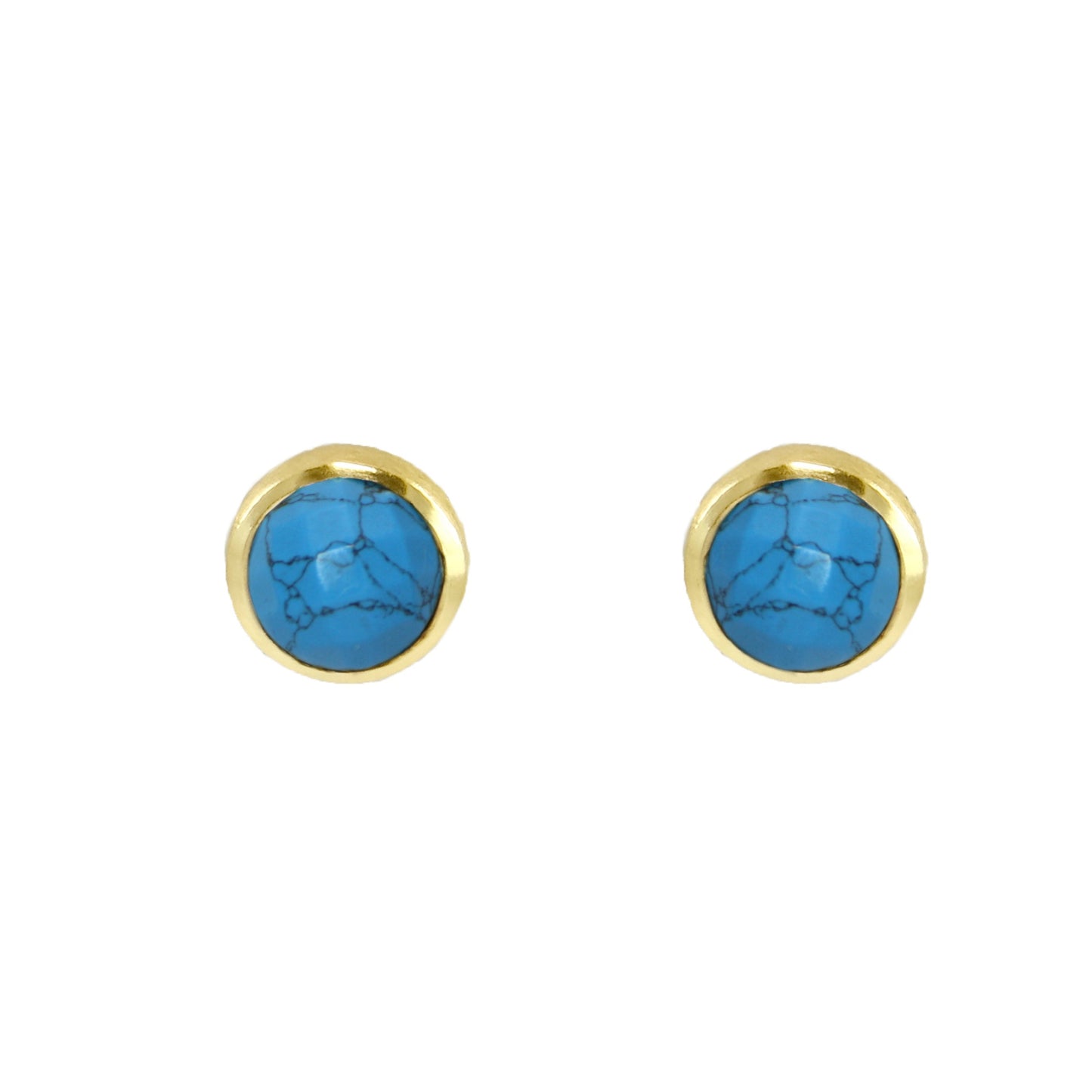 Milly Small Natural Stone Studs