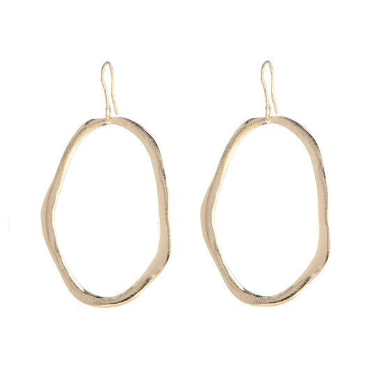 Mateo Oval Organic Earrings