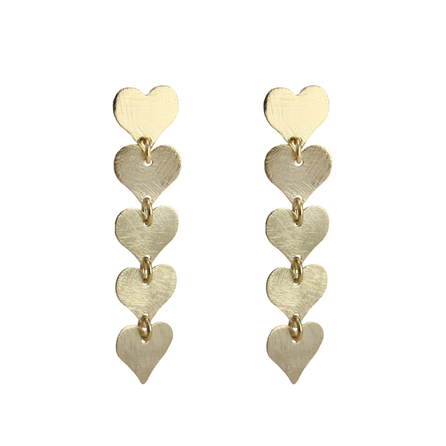 Mckenna Short Heart Earrings