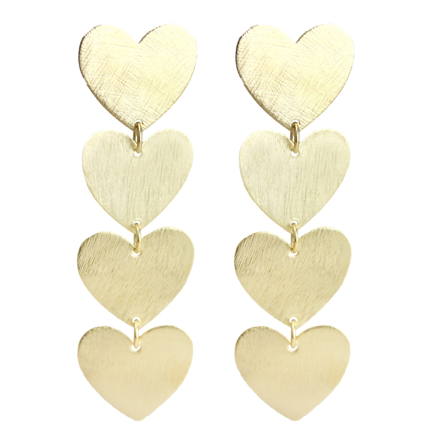 Sylvie Large Heart Earrings