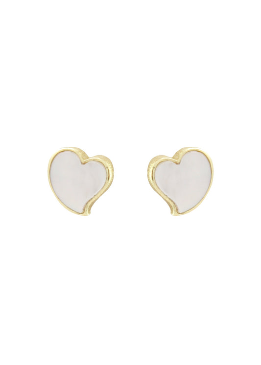 Alora Heart Stud Earrings