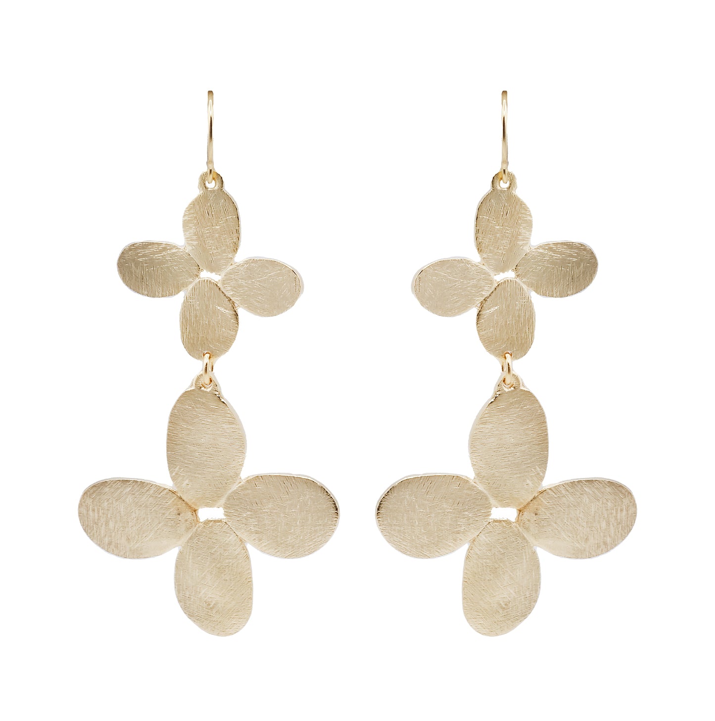 Kaui Double Flower Earrings