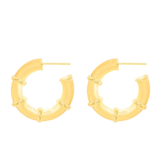 Camellia Hoops