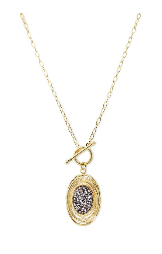 Reetha Titanium Pendant Necklace