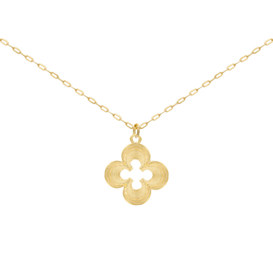 Crimson Clover Necklace