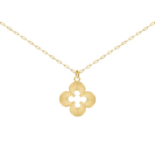 Crimson Clover Necklace